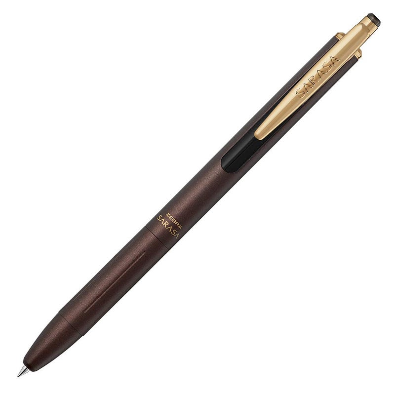 Zebra Technologies Zebra Gel Ballpoint Pen, Sarasa Grand 0.5mm Vintage Color, Brown Gray (P-JJ56-VEG) - Image 1